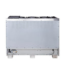 FORNO 48-Inch Capriasca Gas Range with 8 Burners, 160,000 BTUs, & French Door Gas Oven in Stainless Steel - FFSGS6460-48