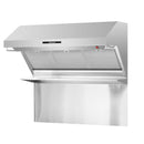 Forno Ansedonia 48" Wall Mount Range Hood with Red Light Warmer, Shelf/Backsplash, and 1200 CFM Motor -FRHWM5029-48HB