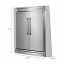 FORNO 60-Inch Refrigerator/Freezer Combo