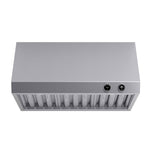 FORNO Biagio 36'' 600 CFM Wall Mount Range Hood in Stainless Steel, FRHWM5009-36
