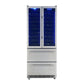 FORNO Campania 32" 120 Bottle Triple Zone French Door Wine Cooler with 2 Beverage Drawers, FWCDR6635-32S
