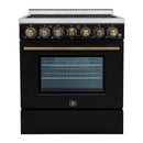 Forno Espresso 30" 4.38 cu. ft. Freestanding Electric Range in Stainless Steel, FFSEL6011-30