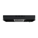 FORNO Espresso Cappa 30" 200 CFM Compact Under Cabinet Convertible Range Hood in Stainless Steel, FRHUC5200-30