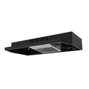 FORNO Espresso Cappa 30" 200 CFM Compact Under Cabinet Convertible Range Hood in Stainless Steel, FRHUC5200-30