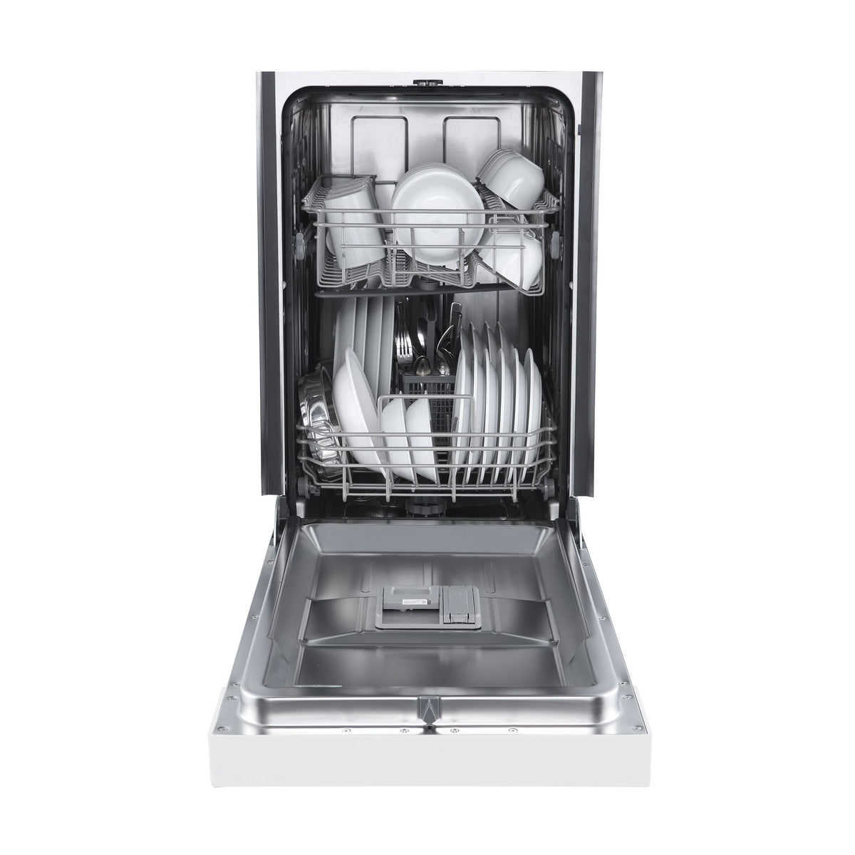 FORNO Espresso Polo 18" Built-in Dishwasher in White, FDWBI8041-18WHT