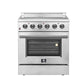 FORNO Galiano 30-Inch Electric Range with Convection Oven in Stainless Steel - FFSEL6083-30
