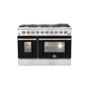 FORNO Vittorio - Gold Professional 48" Freestanding Colored Door Gas Range FFSGS6244-48RED
