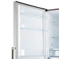 FORNO Guardia 46.8-Inch 21.6 cu.ft. Side-by-Side Bottom Freezer Refrigerator in Stainless Steel 