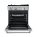Forno Breno 30" Freestanding Gas Range Oven with 5 Sealed Burners, Griddle, and Air Fryer FFSGS6276-30