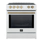 FORNO Leonardo Espresso 30" Slide-In Electric Induction in Stainless-Steel - FFSIN0982-30