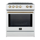 FORNO Leonardo Espresso 30" Slide-In Electric Induction in Stainless-Steel - FFSIN0982-30