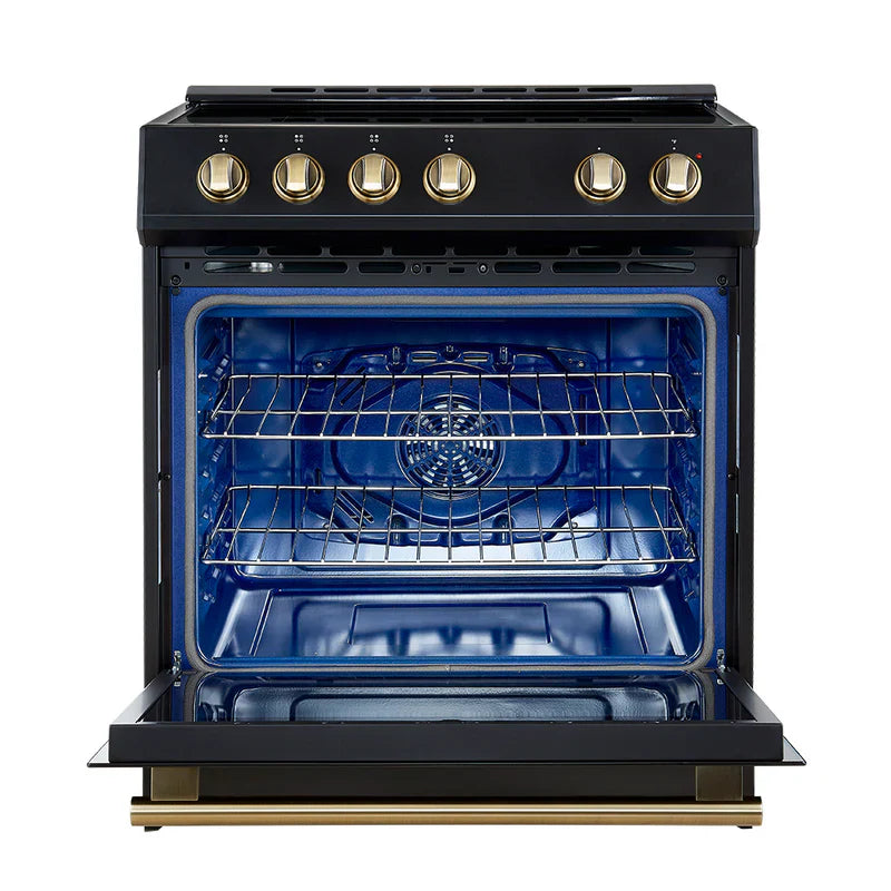 FORNO Leonardo Espresso 30" Slide-In Electric Induction in Stainless-Steel - FFSIN0982-30