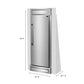 FORNO Maderno 32-Inch 13.6 cu.ft. Right Swing Convertible Refrigerator/Freezer Built-In with Decorative Grill Trim - FFFFD1722-32RS