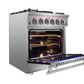 FORNO Massimo 30-Inch Freestanding Gas Range in Stainless Steel - FFSGS6239-30