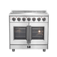 FORNO Massimo 36" Freestanding French Door Electric Range - FFSEL6955-36
