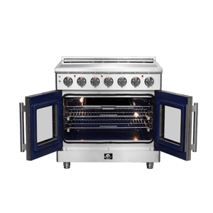 FORNO Massimo 36" Freestanding French Door Electric Range - FFSEL6955-36