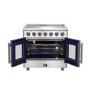 FORNO Massimo 36" Freestanding French Door Electric Range - FFSEL6955-36