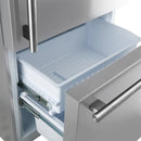 Forno Milano Espresso 31-Inch 17.2 cu. ft. Bottom Freezer Right Swing Door Refrigerator - FFFFD1785-31