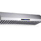 FORNO Palazzo 60'' 1,000 CFM Wall Mount Range Hood in Stainless Steel, FRHWM5030-60