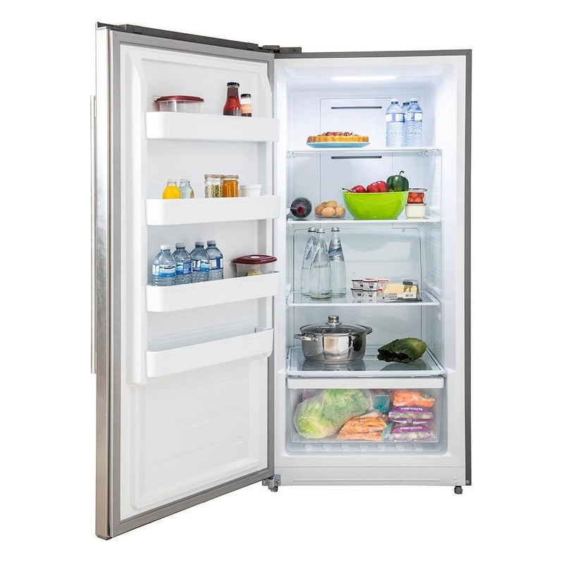 FORNO 60-Inch Pro-Style Built-In Refrigerator and Freezer - 2 x 28" - 27.6 Cu. Ft.  with Trim Kit (FFFFD1933-60S)