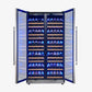 Forno Vernazza 40-Inch Side-by-Side Dual Zone Wine Cooler - FWCDR6642-40S