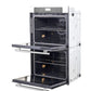 Forno Villarosa 30" Convection Double Electric Wall Oven in Stainless Steel - FBOEL1365-30