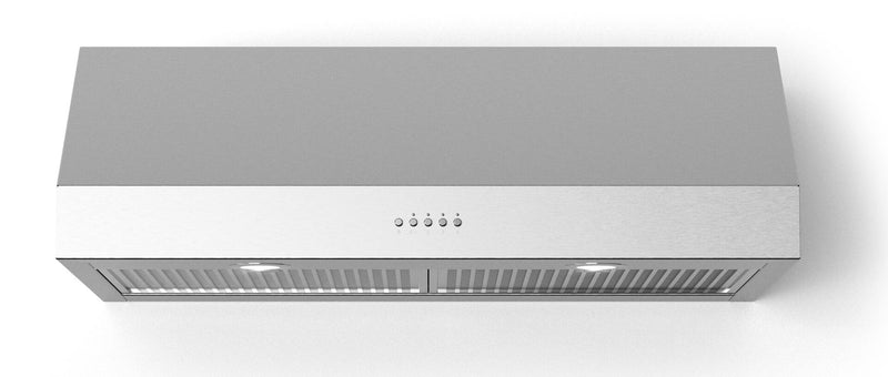 Forte Lucca Series 24-Inch Under Cabinet Convertible Hood with 600 CFM, LED Lights, in Stainless Steel (LUCCA24)