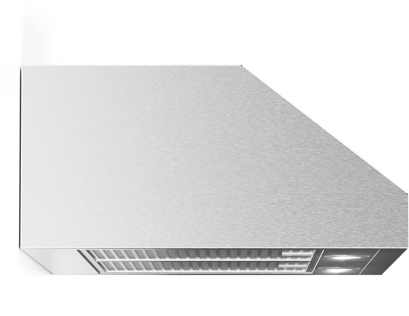 Forte Lucca Series 48-Inch Under Cabinet Convertible Hood with 600 CFM, LED Lights, in Stainless Steel (LUCCA48)