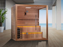 Golden Designs "Kuusamo Edition" 6 Person Indoor Traditional Steam Sauna - Canadian Red Cedar Interior GDI-7206-01