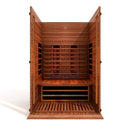 Golden Designs Maxxus 2 Person Full Spectrum Infrared Sauna - Canadian Red Cedar - PrimeFair