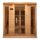 Golden Designs Maxxus 4 Person Low EMF FAR Infrared Carbon Canadian Hemlock Sauna - MX-K406-01