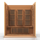 Golden Designs Maxxus "Avignon Edition" 3 Person Near Zero EMF FAR Infrared Sauna - Canadian Red Cedar - PrimeFair