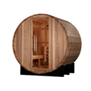 GOLDEN DESIGNS "ST. MORITZ" 2 PERSON BARREL TRADITIONAL STEAM SAUNA - PACIFIC CEDAR GDI-B002-01