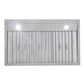 Kucht 36-Inch Wall Mounted Hood 900 CFM in Red KRH3615A-R