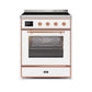 ILVE 30" Majestic II Series Freestanding Electric Single Oven Range with 4 Elements, Triple Glass Cool Door, Convection Oven, TFT Oven Control Display and Child Lock UMI30NE3