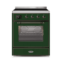 ILVE 30" Majestic II Series Freestanding Electric Single Oven Range with 4 Elements, Triple Glass Cool Door, Convection Oven, TFT Oven Control Display and Child Lock UMI30NE3