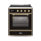 ILVE 30" Majestic II Series Freestanding Electric Single Oven Range with 4 Elements, Triple Glass Cool Door, Convection Oven, TFT Oven Control Display and Child Lock UMI30NE3