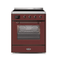ILVE 30" Majestic II Series Freestanding Electric Single Oven Range with 4 Elements, Triple Glass Cool Door, Convection Oven, TFT Oven Control Display and Child Lock UMI30NE3