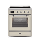 ILVE 30" Majestic II Series Freestanding Electric Single Oven Range with 4 Elements, Triple Glass Cool Door, Convection Oven, TFT Oven Control Display and Child Lock UMI30NE3