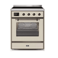 ILVE 30" Majestic II Series Freestanding Electric Single Oven Range with 4 Elements, Triple Glass Cool Door, Convection Oven, TFT Oven Control Display and Child Lock UMI30NE3