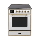 ILVE 30" Majestic II Series Freestanding Electric Single Oven Range with 4 Elements, Triple Glass Cool Door, Convection Oven, TFT Oven Control Display and Child Lock UMI30NE3