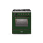 ILVE 30" Majestic II Series Gas Burner and Electric Oven Range with 5 Sealed Burners UM30DNE3