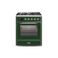 ILVE 30" Majestic II Series Gas Burner and Electric Oven Range with 5 Sealed Burners UM30DNE3