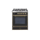 ILVE 30" Majestic II Series Gas Burner and Electric Oven Range with 5 Sealed Burners UM30DNE3