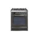 ILVE 30" Majestic II Series Gas Burner and Electric Oven Range with 5 Sealed Burners UM30DNE3