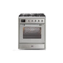 ILVE 30" Majestic II Series Gas Burner and Electric Oven Range with 5 Sealed Burners UM30DNE3