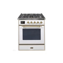 ILVE 30" Majestic II Series Gas Burner and Electric Oven Range with 5 Sealed Burners UM30DNE3