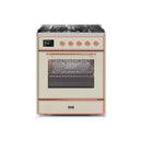 ILVE 30" Majestic II Series Gas Burner and Electric Oven Range with 5 Sealed Burners UM30DNE3