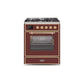 ILVE 30" Majestic II Series Gas Burner and Electric Oven Range with 5 Sealed Burners UM30DNE3