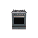 ILVE 30" Majestic II Series Gas Burner and Electric Oven Range with 5 Sealed Burners UM30DNE3